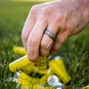 Anillo de Matrimonio de Acero de Damasco de Alta Resistencia para Hombre, Diseño de Acero en Capas Hecho a Mano, Directo de Fábrica de Joyería - Product Image 3