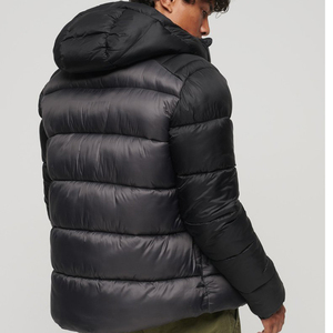 Veste matelassée pour homme, design personnalisé, écologique, coupe-vent, chaude pour l'hiver, épaisse, 100% polyester, technologie Power Dry - Product Image 2