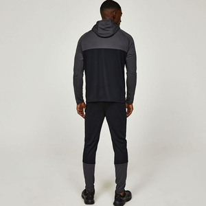 Survêtement décontracté à capuche zippé 100 % coton respirant grande taille pour homme, origine Pakistan, ensembles d'hiver imprimés légers - Product Image 2