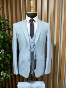Professional Turkish Quality Wedding Suit Luxury Elite Elegant Hot Sale <b>Viscose</b> And <b>Polyester</b> Woven <b>Fabric</b> Wedding Suit For Men - Product Image 6