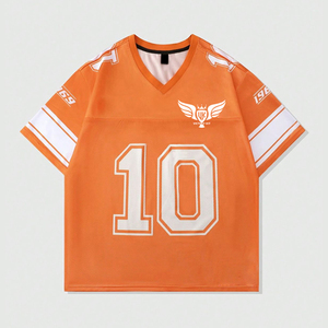 เสื้อเจอร์ซีย์ตาข่ายพิมพ์ลายแบบซับลิเมชันสำหรับใส่ได้ทั้งชายและหญิงเสื้อแฟชั่นแนวสตรีทเสื้อสำหรับแฟนบอล - Product Image 5