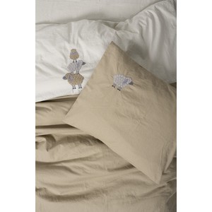 Juego de Ropa de Cama para Bebé Bordado en Algodón con Diseño de Personajes, Pantalla de Lámpara Beige - Product Image 2