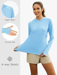 UPF 50 chemises de pêche chemises de pêche porte des chemises de pêche supérieures - Product Image 2