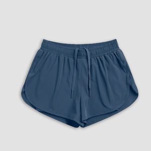 Short de sport pour femme à séchage rapide, imprimé uni, avec short intégré, taille ample, poches cachées, pour la course à pied, le tennis, le golf - Product Image 3