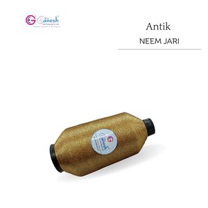 Antik 180D Neem Jari Metallic Flora Jari Fil à broder haute ténacité Lurex Polyester pour tricotage et tissage à la main - Product Image 2