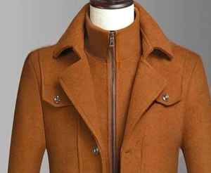 Chaqueta de Lana Hecha a Mano con Cierre de Cremallera, Ropa de Invierno Transpirable y Ecológica con Detalle de Bordado y Forro de Seda, Modelo Champ King - Product Image 3