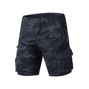 2025 nouvelle mode personnalisable hommes Cargo Shorts motif solide 100% coton Style décontracté avec poches personnalisées - Product Image 5