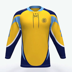 Maillot de hockey sur glace en matériau durable grande taille, nouvelle arrivée, logo personnalisé imprimé - Product Image 1