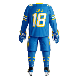 2025 conjuntos de uniformes de equipo de hockey sobre hielo deportivos de alta calidad personalizados camisetas y pantalones cortos OEM personalizables - Product Image 6