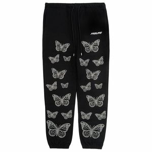 Cotton Rhinestone Sweatpants for Men - Product Image 1