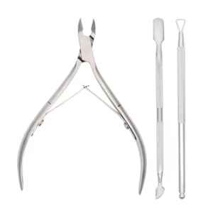 Stainless Steel Baby Finger Curved Clippers Cutter Pedicure Manicure Nail Tool <b>Cuticle</b> <b>Trimmer</b> Sharp Nippers Scissors Pusher - Product Image 5