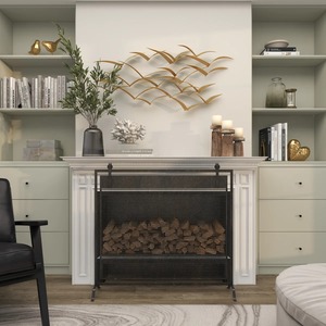 Elegant Metal Wall Art Sculpture for Home Handmade Iron Decor Stylish Living Room Bedroom Interior Accent <b>Panel</b> - Product Image 4