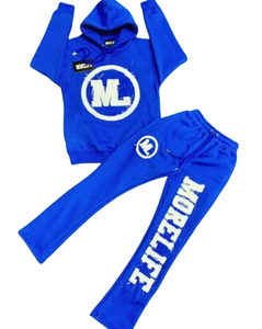 Boys and Girls Distressed Patch Tracksuit Cotton Tracksuit - Product Image 6
