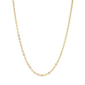 Cadena de Oro 14K, Eslabones Tipo Cuerda de 3MM, Bañada en Rodio Blanco y Amarillo, Joyería Religiosa y de Boda Moderna - Product Image 4