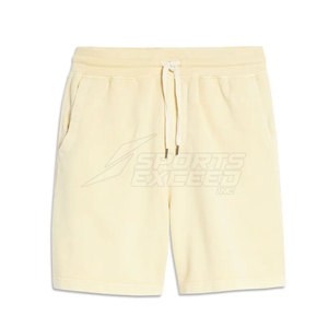Pantalones Cortos de Hombre de Alta Calidad, 100% Algodón, Cintura Media, Cierre de Cremallera, Color Sólido, Casuales, de Secado Rápido - Product Image 1