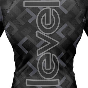 Offre Spéciale NIVEAU SPORTS MMA Rush Guard Custom Made Rash Guard Logo personnalisé UPF50 + Respirant Quick Dry Eco-Friendly Full Sleeve - Product Image 5
