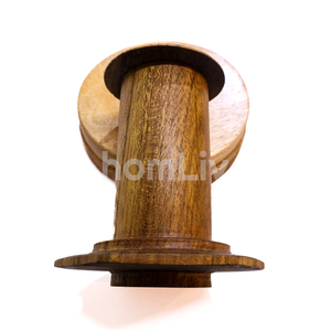 Trofeo Decorativo de Madera de Teca Natural, Material de Madera de Teca Sostenible, Artesanía Hecha a Mano, Regalos Personalizados - Product Image 3