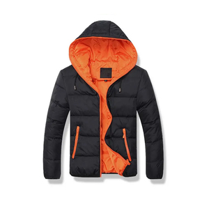 Chaqueta acolchada de burbujas acolchada de peso pesado para exteriores de invierno con diseño de logotipo personalizado de alta calidad para hombres con capucha - Product Image 5