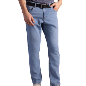 Pantalones Vaqueros Clásicos de Moda Urbana para Hombre, Ropa Masculina, Corte Ajustado y Recto, Tallas Grandes, Pantalones de Mezclilla - Product Image 1