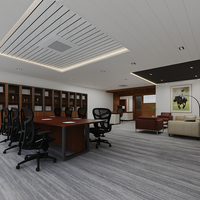 Panneaux muraux et de plafond en PVC imperméables, résistants à l'humidité, à la fumée, acoustiques, ignifuges, écologiques, design moderne, salle de bain, hôtel
