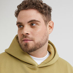 Sudadera con capucha de invierno de gran tamaño para hombres de alta calidad 100% algodón logotipo personalizado moda de talla grande térmico transpirable precio de fábrica - Product Image 6