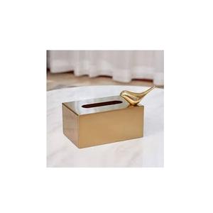 Boîte à mouchoirs en laiton design oiseaux et boîte à mouchoirs en laiton de haute qualité aspect moderne restaurant bar et boîte à mouchoirs en laiton à vendre - Product Image 1