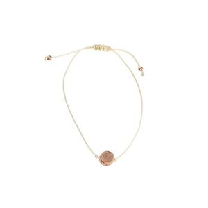 925 Sterling <b>Silver</b> Round Fashion <b>Cuff</b> <b>Bracelet</b> with Pink Cord - Product Image 3