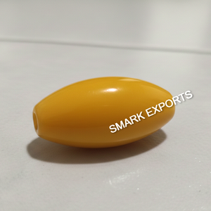 Perles de résine de tourbillon jaune violet pour la fabrication de bijoux collier à faire soi-même Bracelet fournitures Design rayé ovale - Product Image 5