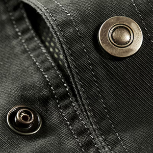 Chaqueta Casual de Invierno Más Vendida, Tejida en Tela de Lona, Cuello Camisero, Manga Regular, Color Sólido, Ecológica, Transpirable - Product Image 4
