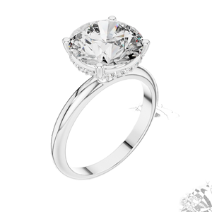 Bague solitaire en diamant de laboratoire 3,89 CT pour femmes, clarté VVS-VS EF, or 18 carats, 14 carats, 10 carats et argent 925, rose, jaune, blanc - Product Image 4