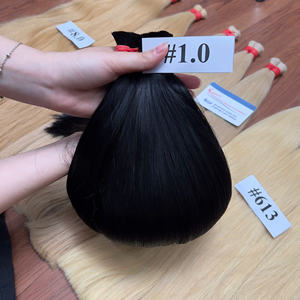 Extensiones humanas vietnamitas de alta calidad a granel de 30 pulgadas recto Natural sin procesar - Product Image 2