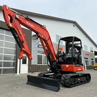 Mini-excavatrice sur chenilles U20-3, machine compacte puissante importée, performances de creusement élevées, capacité de la benne de 0,12 m³, 200 kW