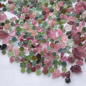 พลอยทัวร์มาลีนธรรมชาติหลายขนาด8มม. 10มม. 12มม. อัญมณีเจียระไนแบบแฟนซีแบบ DIY สำหรับทำเครื่องประดับทำแหวนหลวมล่าสุด - Product Image 3