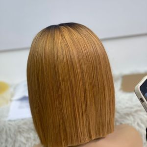 วิกต่อผมมนุษย์บริสุทธิ์แบบไม่ผ่านกระบวนการผมมนุษย์แบบ100% ผมสีส้มเป็นกระจุกสองชั้น - Product Image 5