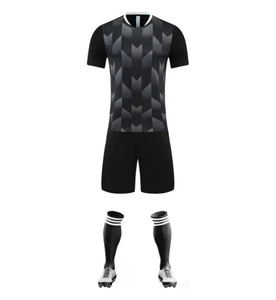 Maillot de football personnalisé 100% polyester pour hommes, nom sur le devant, service OEM pour les uniformes d'équipe pour hommes, femmes, jeunes, enfants, découpe automatisée - Product Image 2