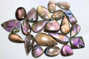 อัญมณีหลวมแร่โลหะเงินขัดเงาแบบเรียบ45ชิ้น - Product Image 3