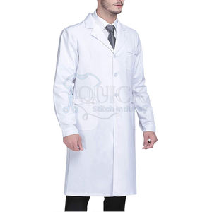 Vente en gros 100% coton blouse de laboratoire blanche de haute qualité pour hommes uniformes de laboratoire en vrac quantité vêtements d'hôpitaux - Product Image 1
