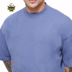 เสื้อยืดคอกลมผู้ชายแบบถักคุณภาพสูงปี 2025 น้ำหนัก 180 กรัม แห้งเร็ว ผ้าฝ้าย 100% รับผลิตจำนวนน้อย ออกแบบลายพิมพ์ดิจิทัล - Product Image 4