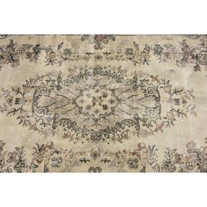 พรมขนแกะตุรกีวินเทจคลาสสิกดีไซน์ปะต่อสีเบจสีน้ำตาลเป็นมิตรต่อสิ่งแวดล้อมขน6.3ft ขนาดกลาง3.9x12ใหม่ห้องอาหารน้ำยาง - Product Image 5