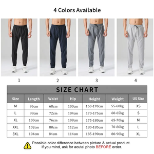 Pantalons de survêtement décontractés en velours côtelé mi-lourd pour hommes, style hip-hop, pour la salle de sport et le fitness - Product Image 2