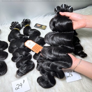ช่อผมดิบสีธรรมชาติผมตรง/หยัก/หยิกผม100% - Product Image 3