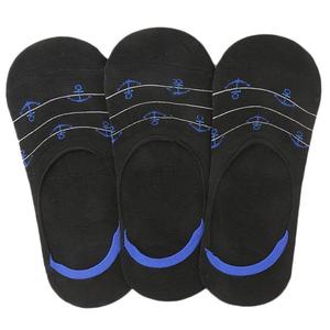 Men's Loafer <b>Socks</b> Pack Of 3 (Z260) - <b>Black</b> - Product Image 1