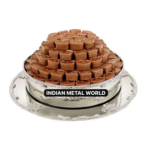 Bol à dessert pour hôtel Bol de service pour bonbons Bol de service pour bonbons au chocolat Design élégant Bol de service en métal de qualité supérieure - Product Image 6