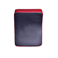 Bouclier de frappe personnalisé pour arts martiaux, boxe, entraînement MMA, en cuir PU rouge et noir, avec votre logo, PK Origin