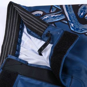 Ropa deportiva de alta calidad para adultos de talla grande MMA Gym Shorts Chain Print Material Logotipo frontal para hombres Mujeres Kickboxing Boxing Muay Thai - Product Image 5