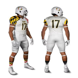 Nuevo Diseño de Uniforme de Fútbol Americano de Manga Corta, Transpirable, de Secado Rápido, Calidad Premium, Personalizable, Ligero, 100% - Product Image 1