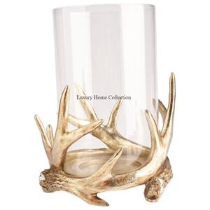 Nouveau bougeoir en forme d'arbre de couleur or avec 5 bougeoirs votifs en verre de forme ronde pour église de table et fournitures décoratives pour la maison - Product Image 2