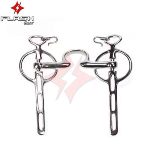 Brocas de conducción de caballos de 2 ranuras hechas a mano, acero inoxidable de primera calidad y plata alemana, fabricante de confianza - Product Image 5