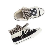 2026 Populaire Chaussures montantes en toile à pois coréennes pour femme, design original et de niche, baskets décontractées chic et polyvalentes, en stock à l'étranger