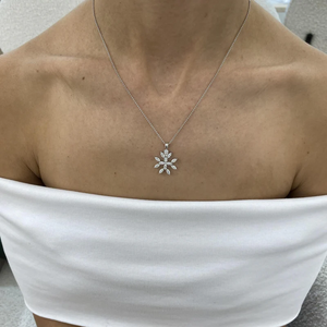 Fashionable IGI Certified VVS Lab Grown Diamond 14k <b>Solid</b> <b>Gold</b> Necklace <b>Pendant</b> Fine High End Luxury Jewelry From Indian Seller - Product Image 5